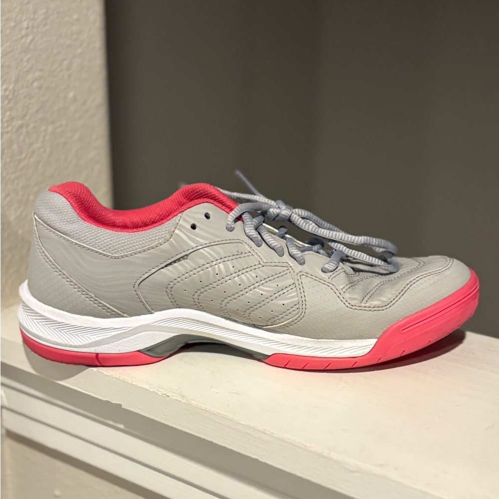 Asics Women's Gel-Dedicate 1042A067 Grey Pink Running Shoe Size 8.5 - Picture 5 of 9